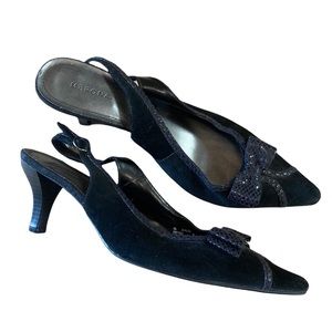 Merona Avalon Bow-tie Leather Heels size 9.5